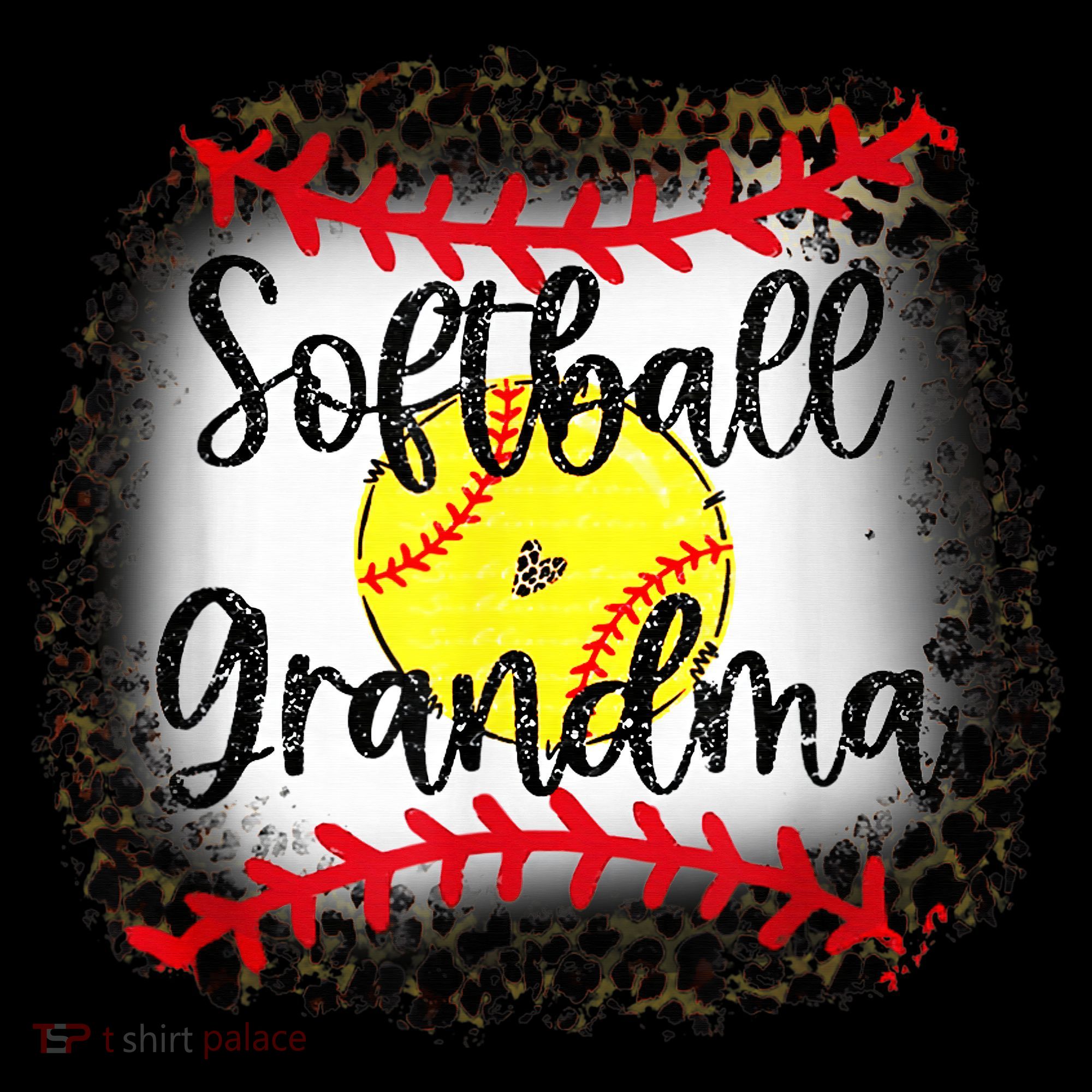Leopard Softball Grandma - Softball Grandma Women's Hoodie