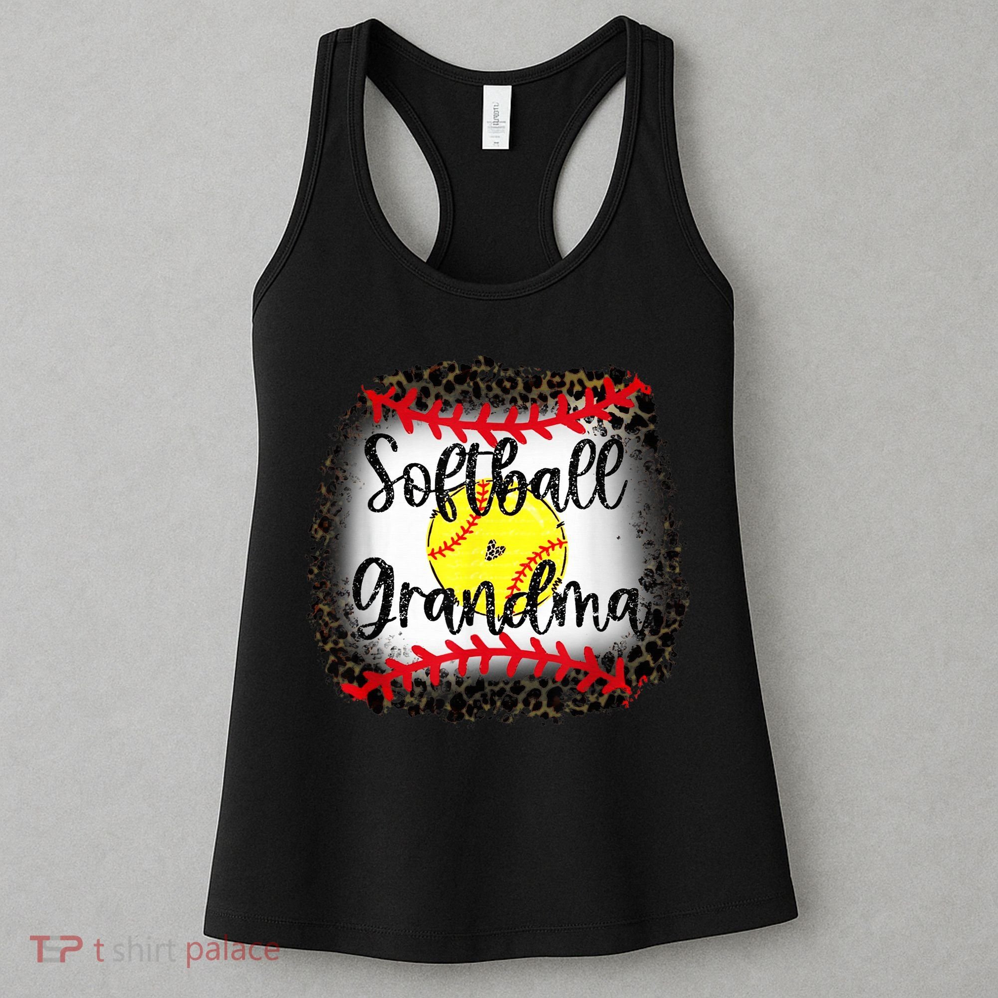 Leopard Softball Grandma - Softball Grandma Women's Tank Top