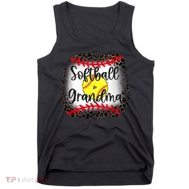Leopard Softball Grandma - Softball Grandma Tank Top