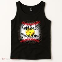 Leopard Softball Grandma - Softball Grandma Tank Top thumb 2