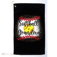 Leopard Softball Grandma - Softball Grandma Golf Towel thumb 0