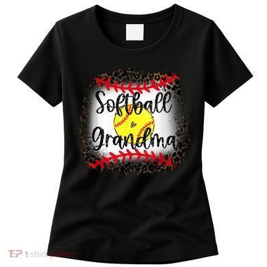 Leopard Softball Grandma - Softball Grandma Women's T-Shirt