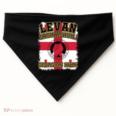 Levan Saginashvili Arm Wrestling Champion USA-Made Doggie Bandana