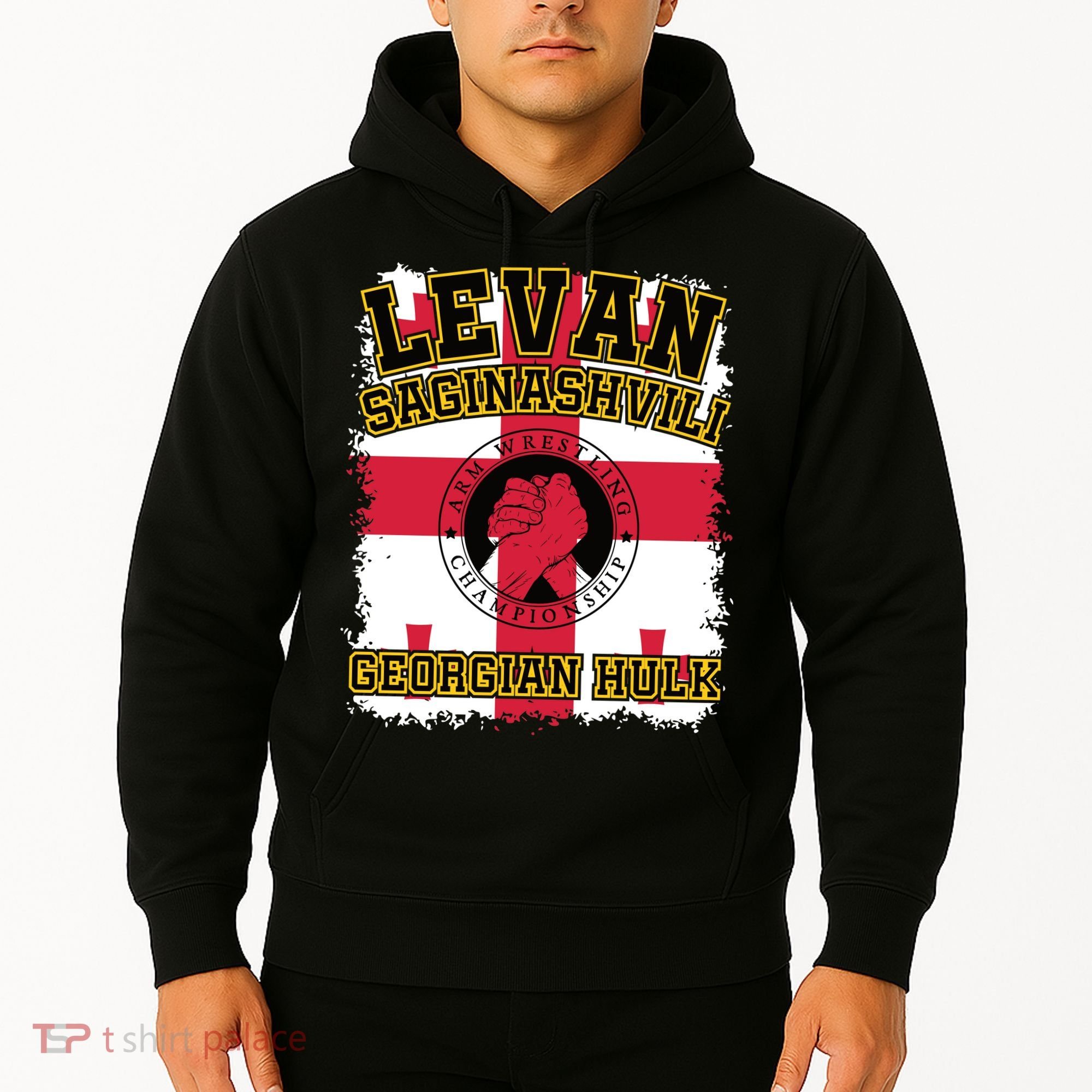 Levan Saginashvili Arm Wrestling Champion Hoodie