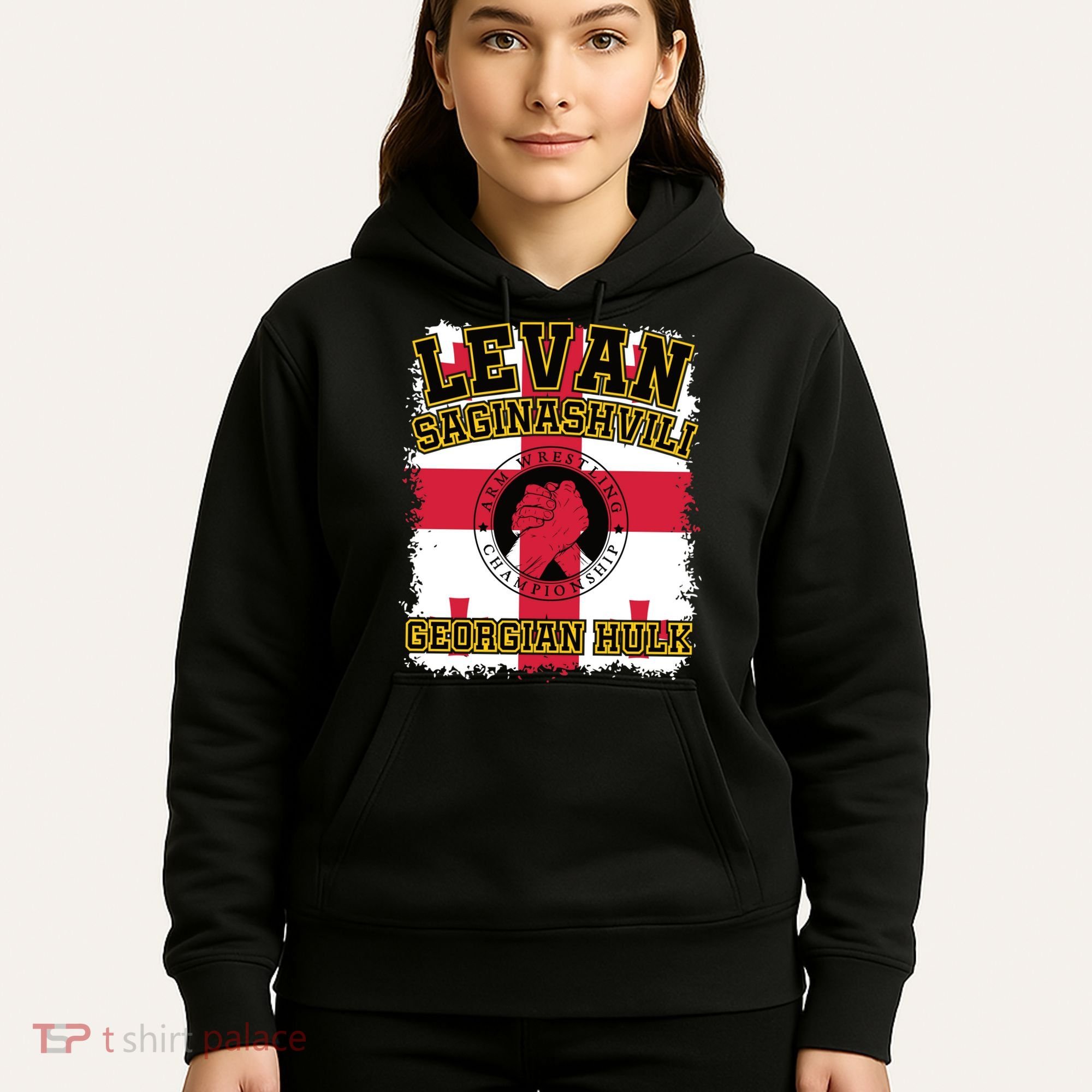 Levan Saginashvili Arm Wrestling Champion Hoodie
