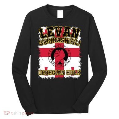 Levan Saginashvili Arm Wrestling Champion Long Sleeve Shirt