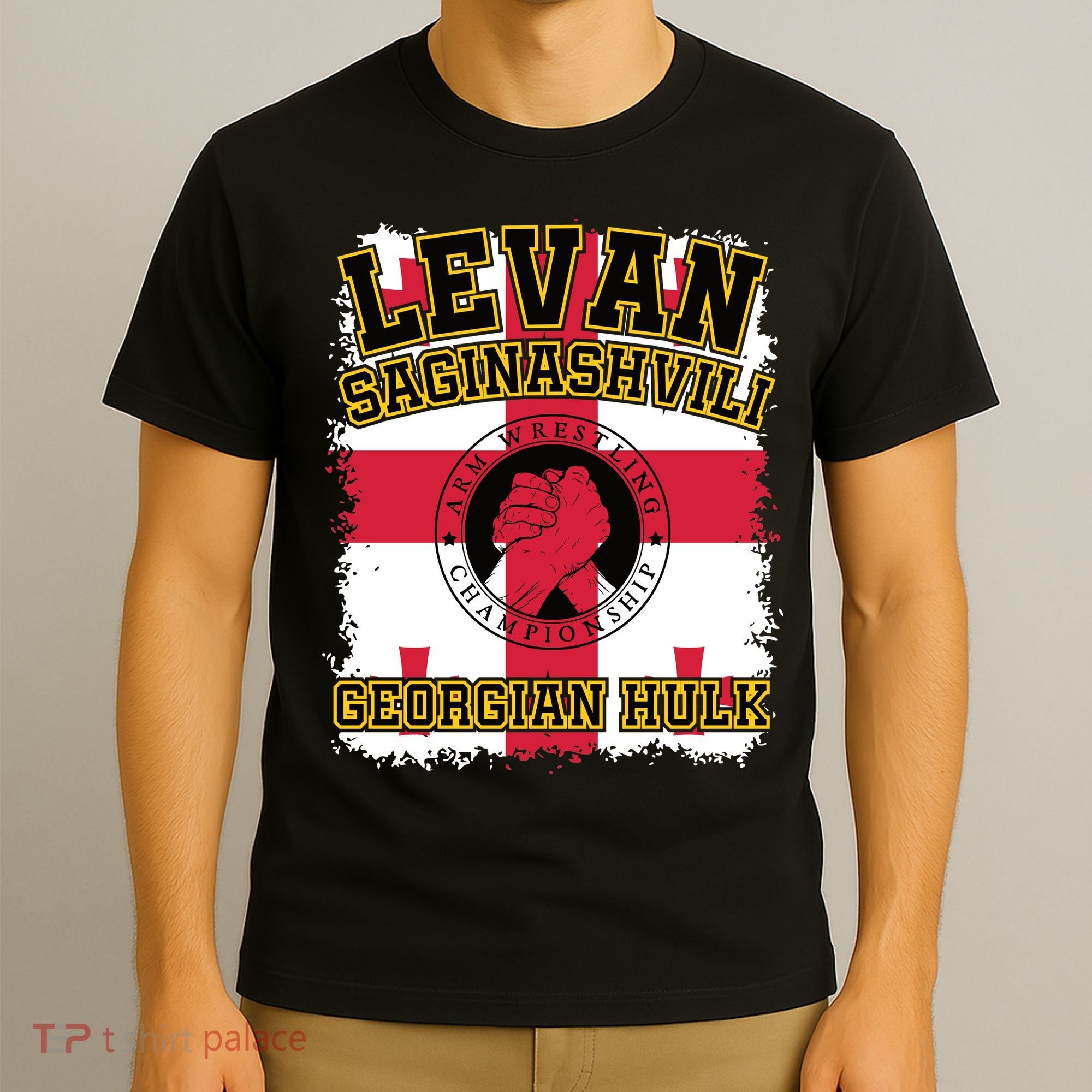 Levan Saginashvili Arm Wrestling Champion T-Shirt