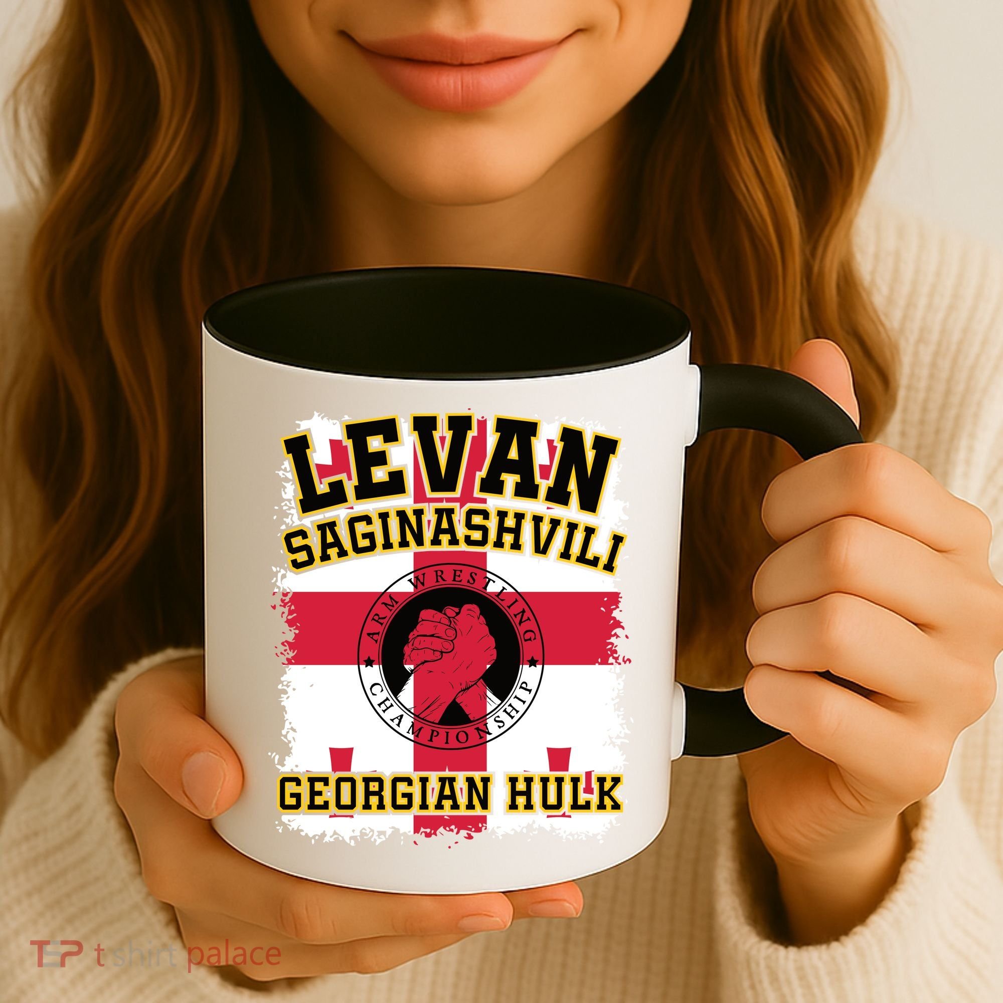 Levan Saginashvili Arm Wrestling Champion Coffee Mug