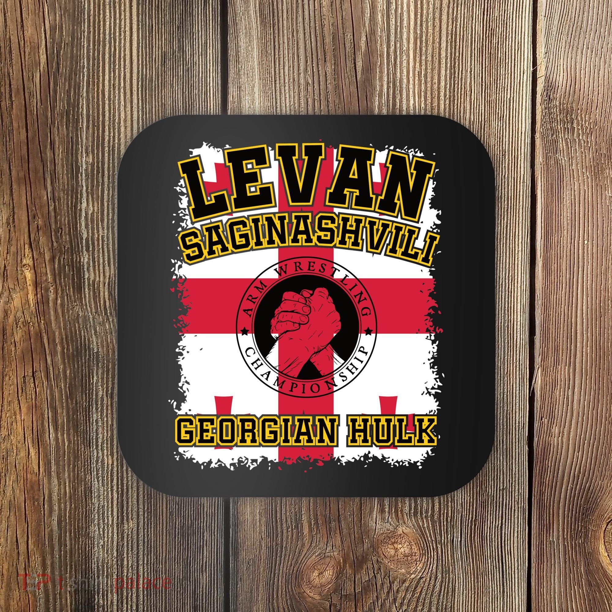 Levan Saginashvili Arm Wrestling Champion Coaster