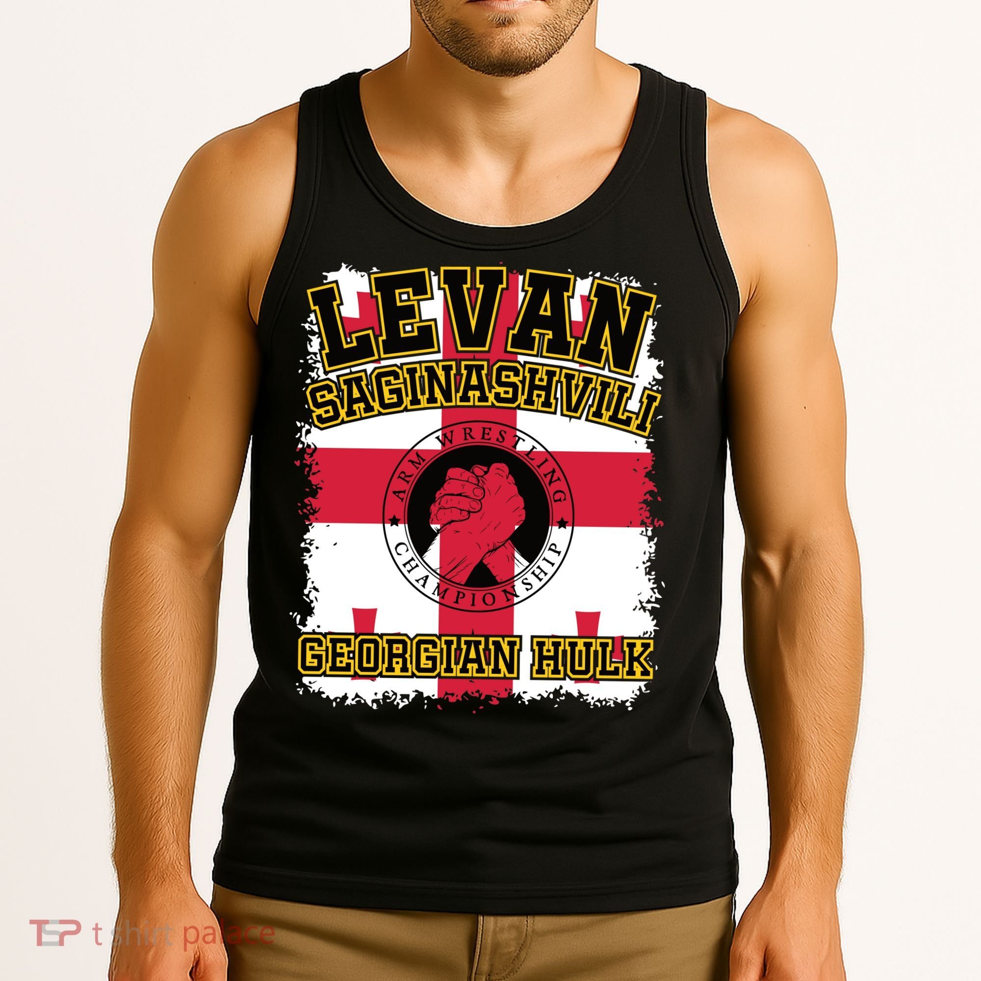 Levan Saginashvili Arm Wrestling Champion Tank Top