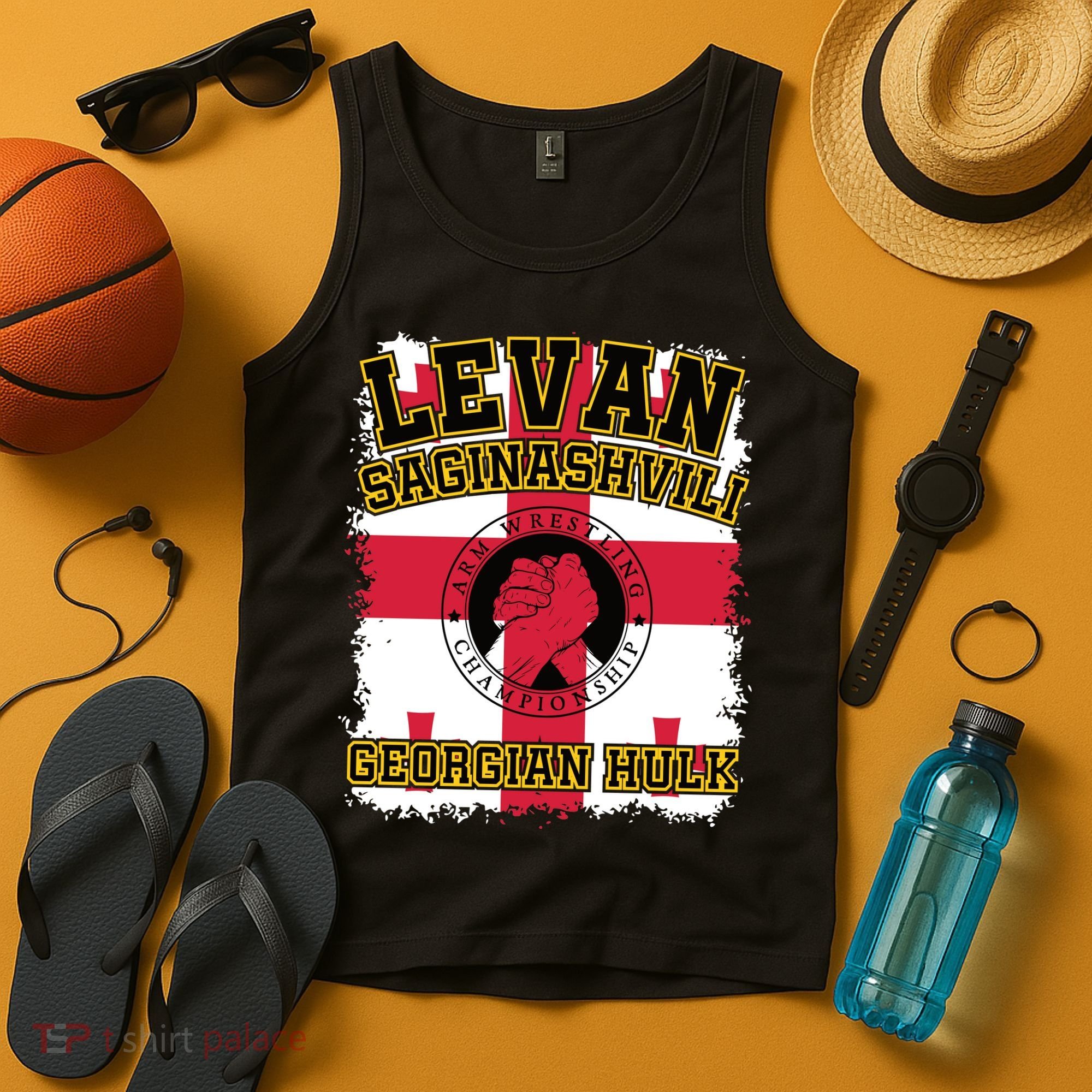 Levan Saginashvili Arm Wrestling Champion Tank Top