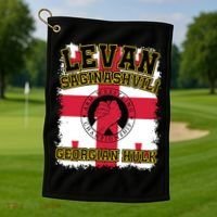 Levan Saginashvili Arm Wrestling Champion Golf Towel thumb 1