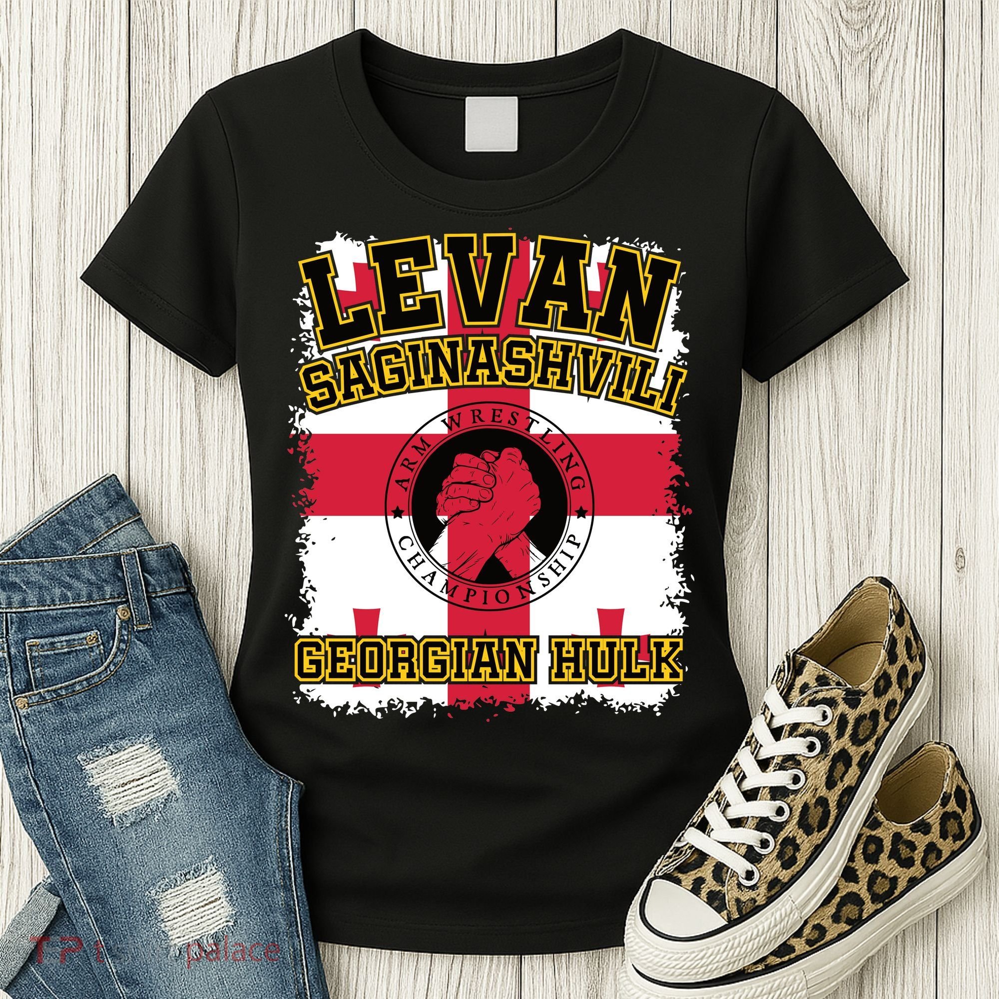Levan Saginashvili Arm Wrestling Champion Women's T-Shirt
