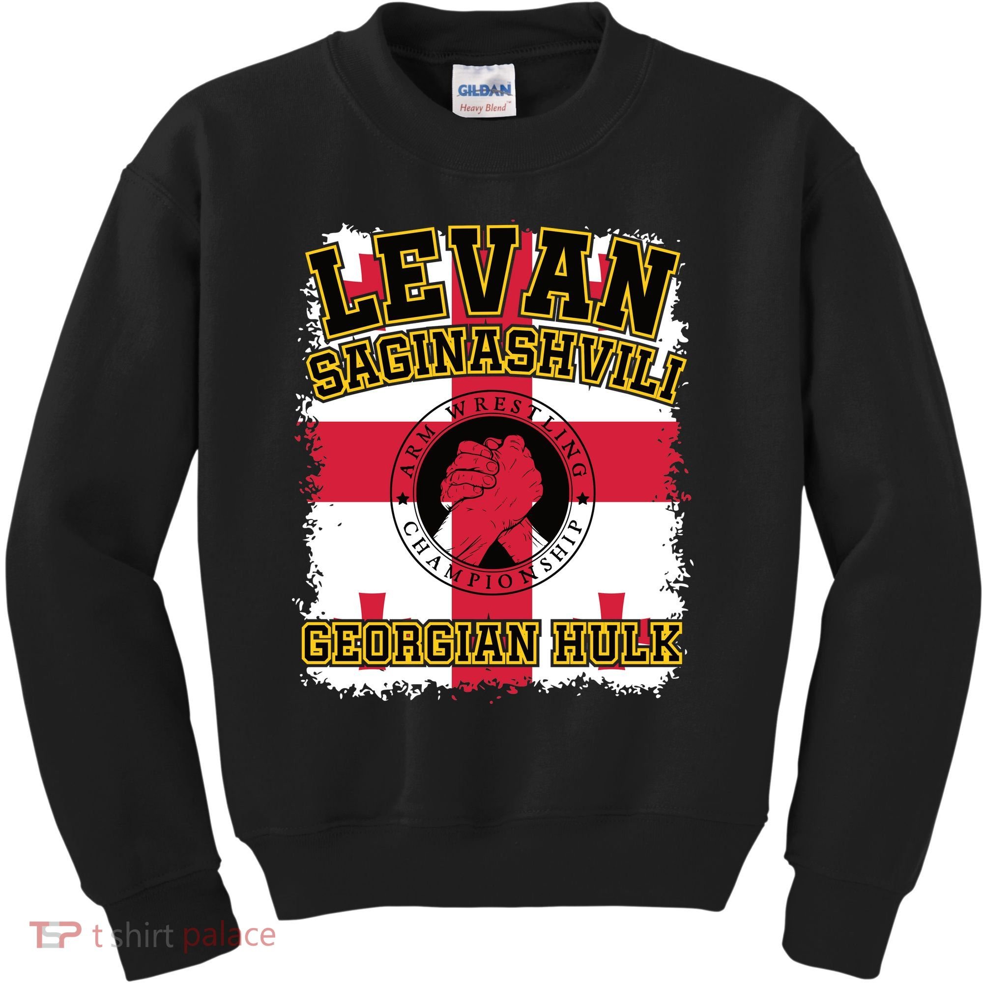 Levan Saginashvili Arm Wrestling Champion Kids Sweatshirt