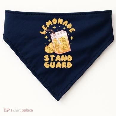 Lemonade Stand Guard USA-Made Doggie Bandana