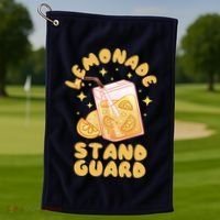 Lemonade Stand Guard Golf Towel thumb 1