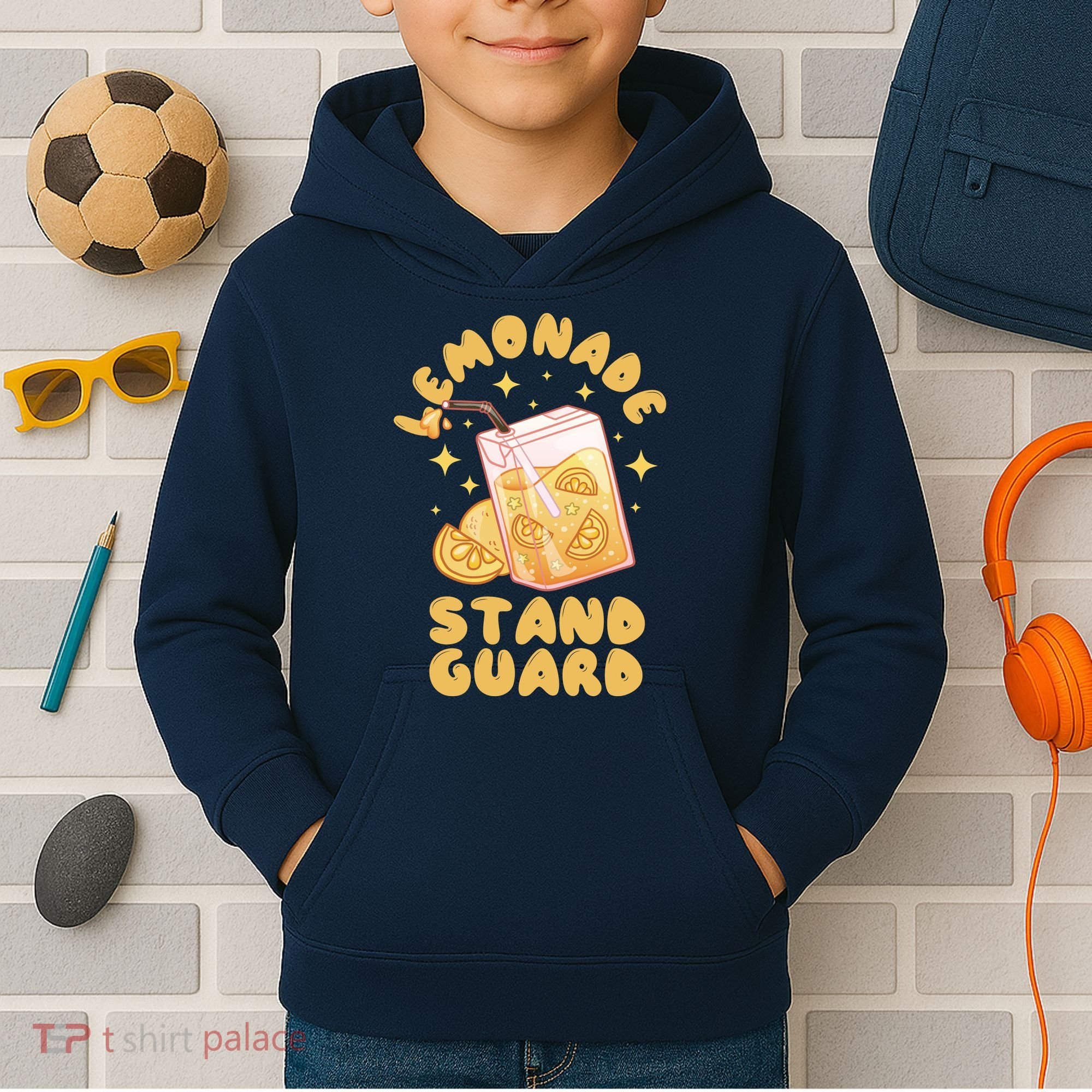 Lemonade Stand Guard Kids Hoodie
