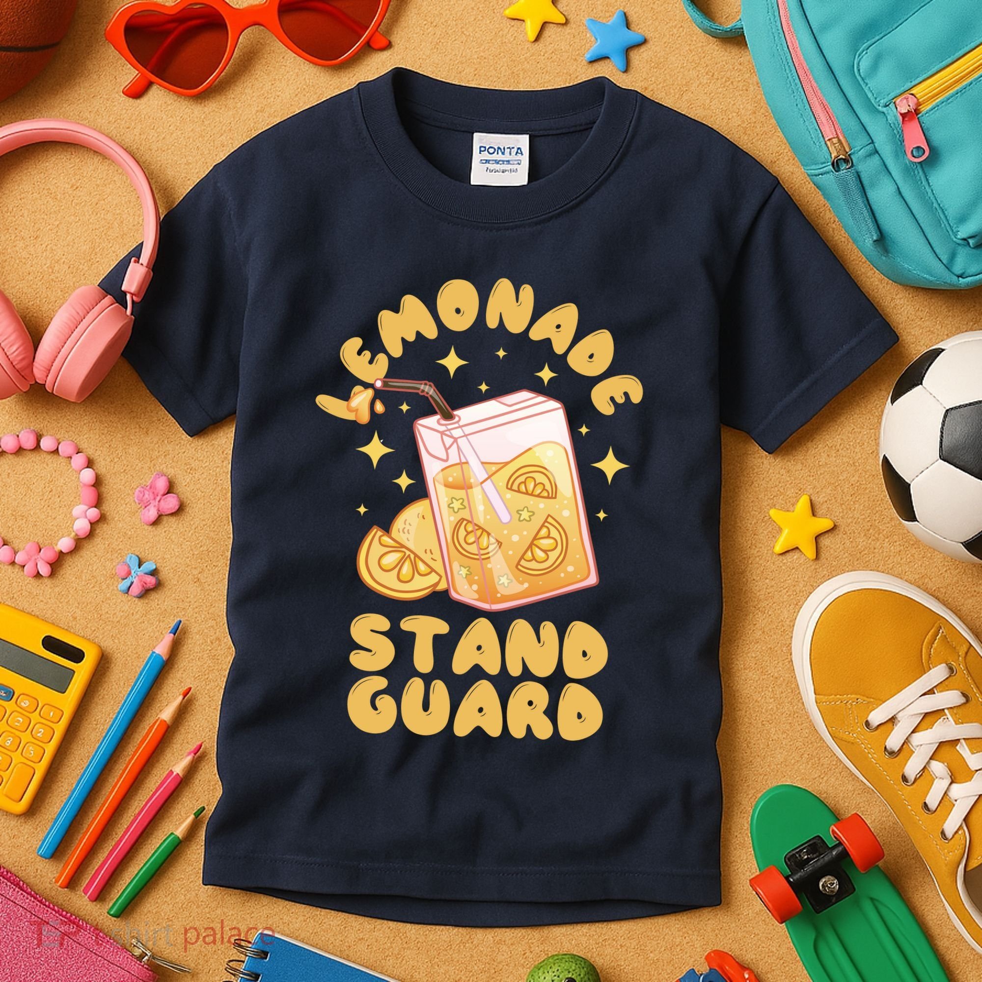 Lemonade Stand Guard Kids T-Shirt