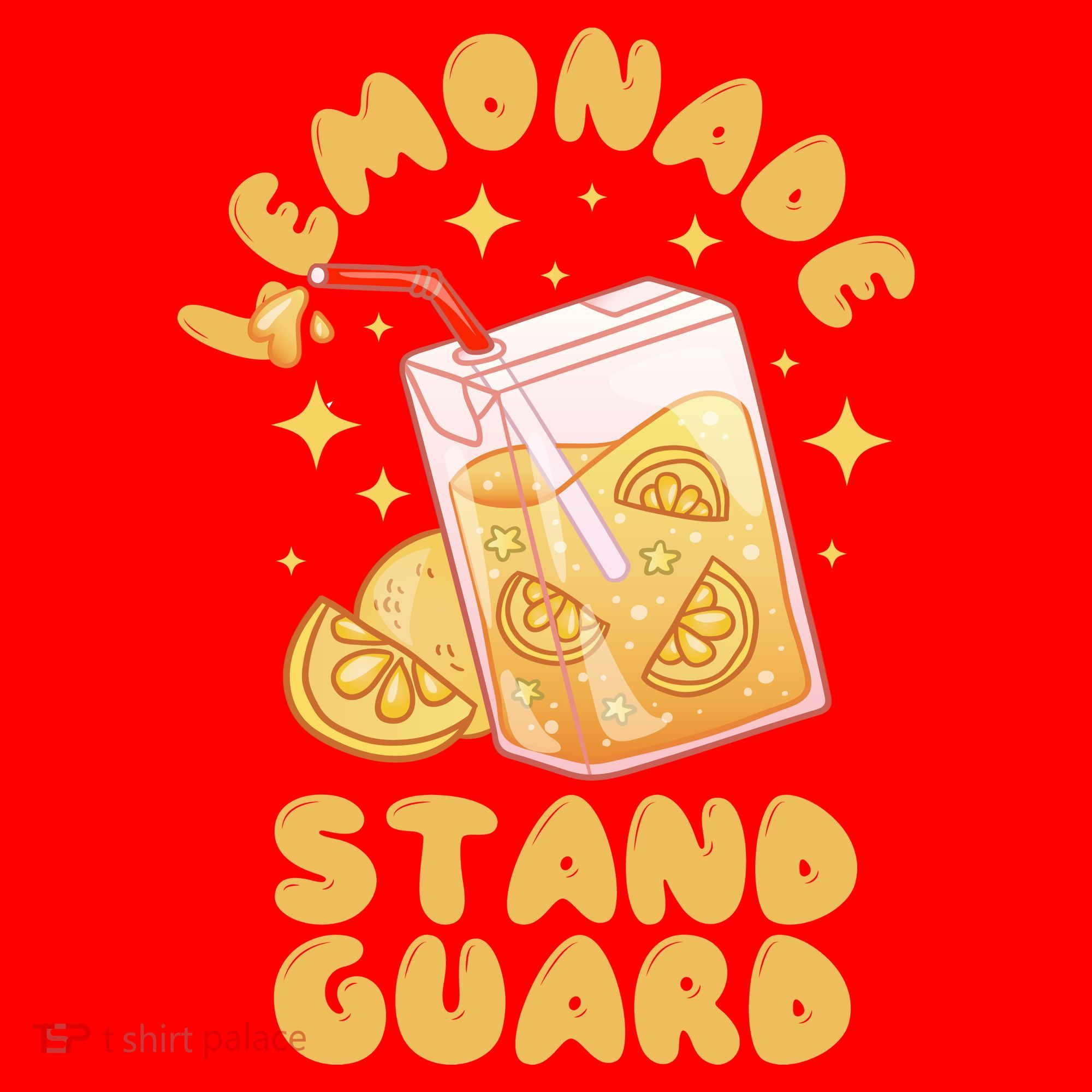 Lemonade Stand Guard Santa Hat