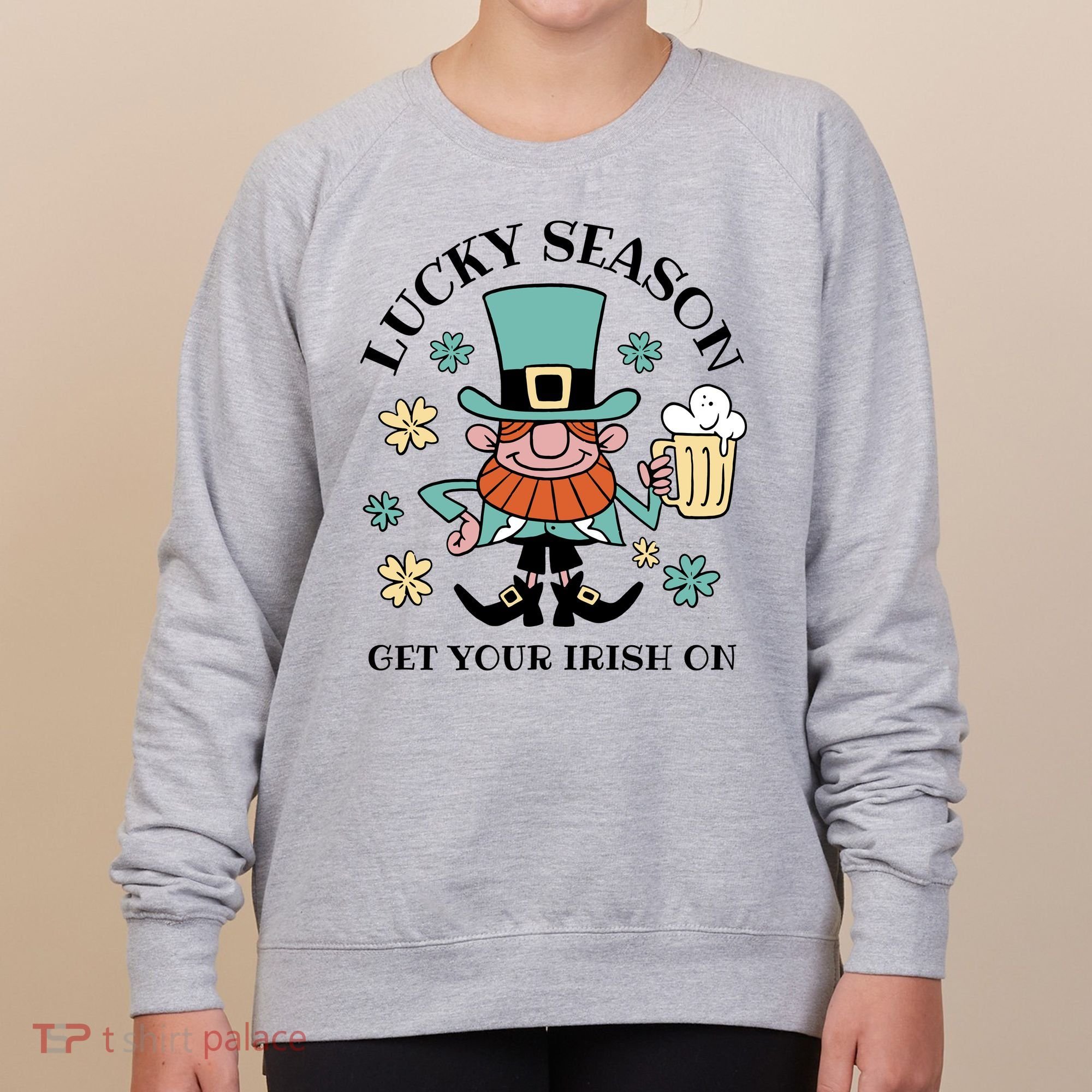 Lucky Season Get Your Irish On Leprechaun Women's Sweatshirt
