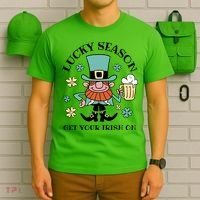 Lucky Season Get Your Irish On Leprechaun T-Shirt thumb 6