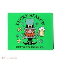 Lucky Season Get Your Irish On Leprechaun Mousepad thumb 0
