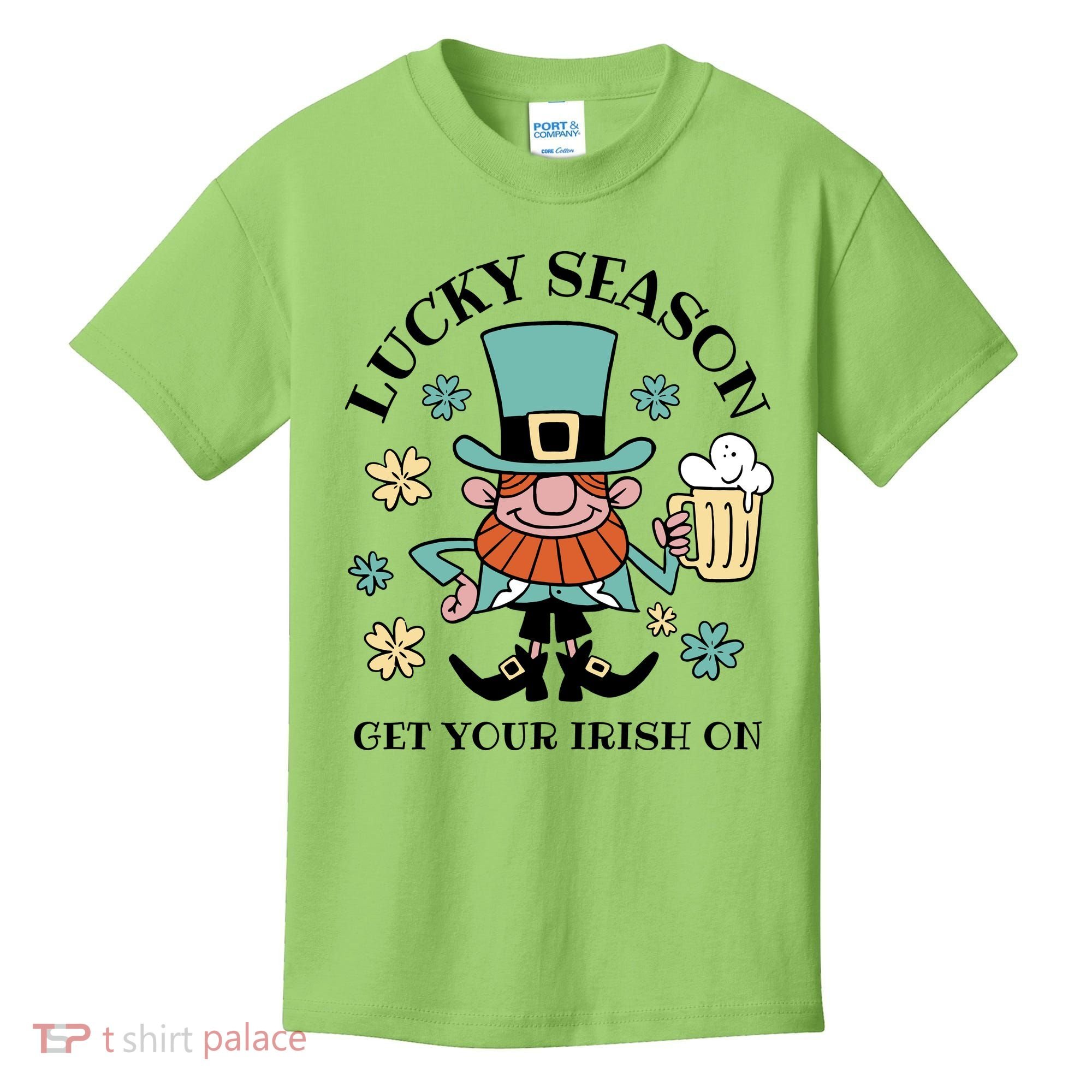 Lucky Season Get Your Irish On Leprechaun Kids T-Shirt