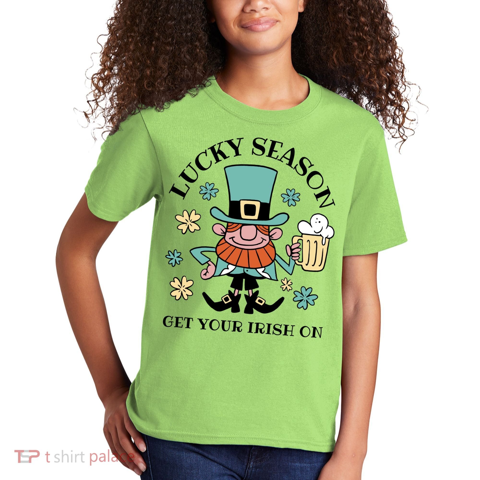 Lucky Season Get Your Irish On Leprechaun Kids T-Shirt