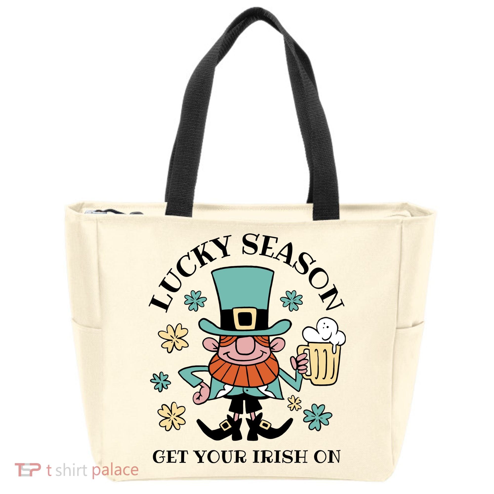 Lucky Season Get Your Irish On Leprechaun Tote Bag