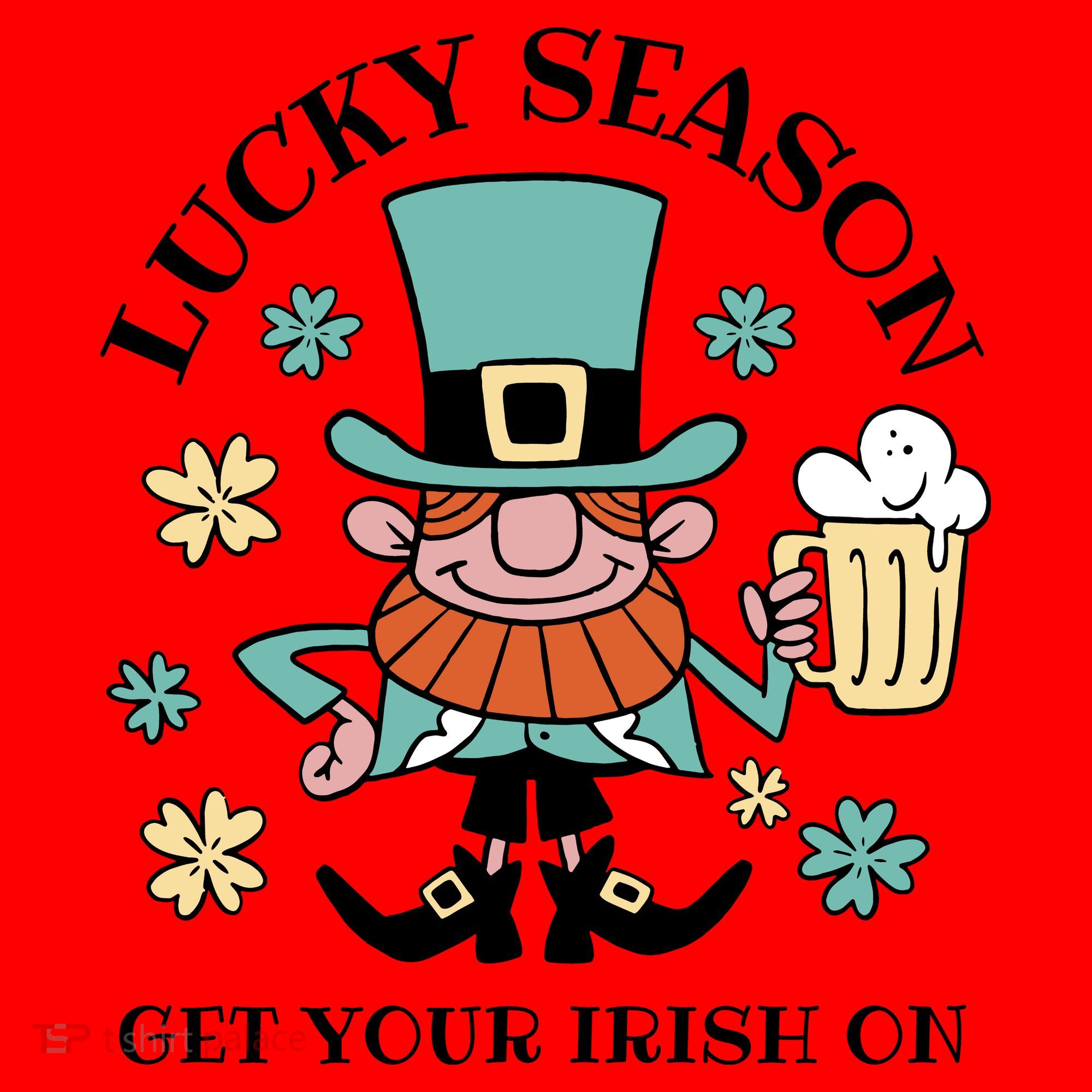 Lucky Season Get Your Irish On Leprechaun Santa Hat