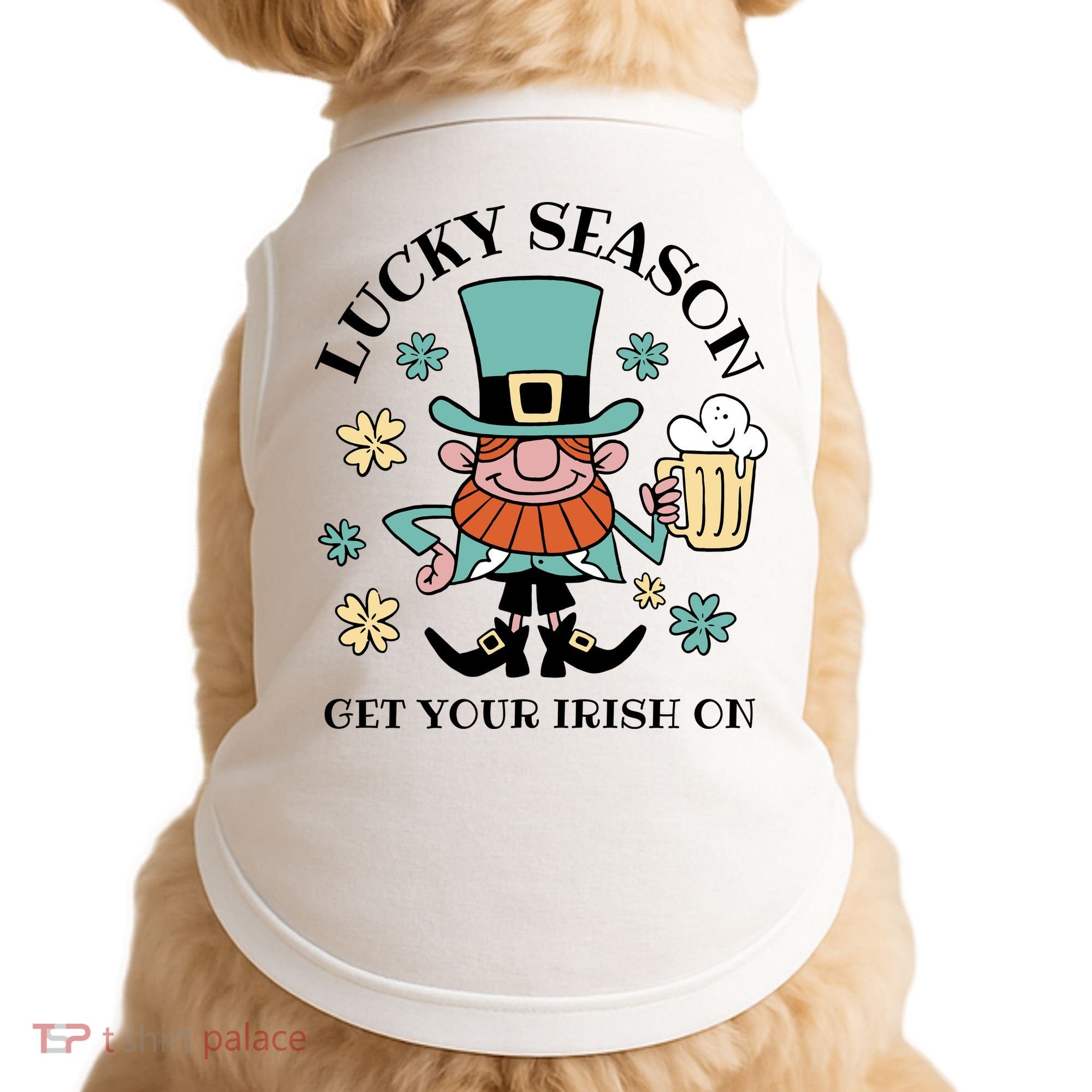 Lucky Season Get Your Irish On Leprechaun Doggie Tank