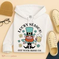 Lucky Season Get Your Irish On Leprechaun Hoodie thumb 4