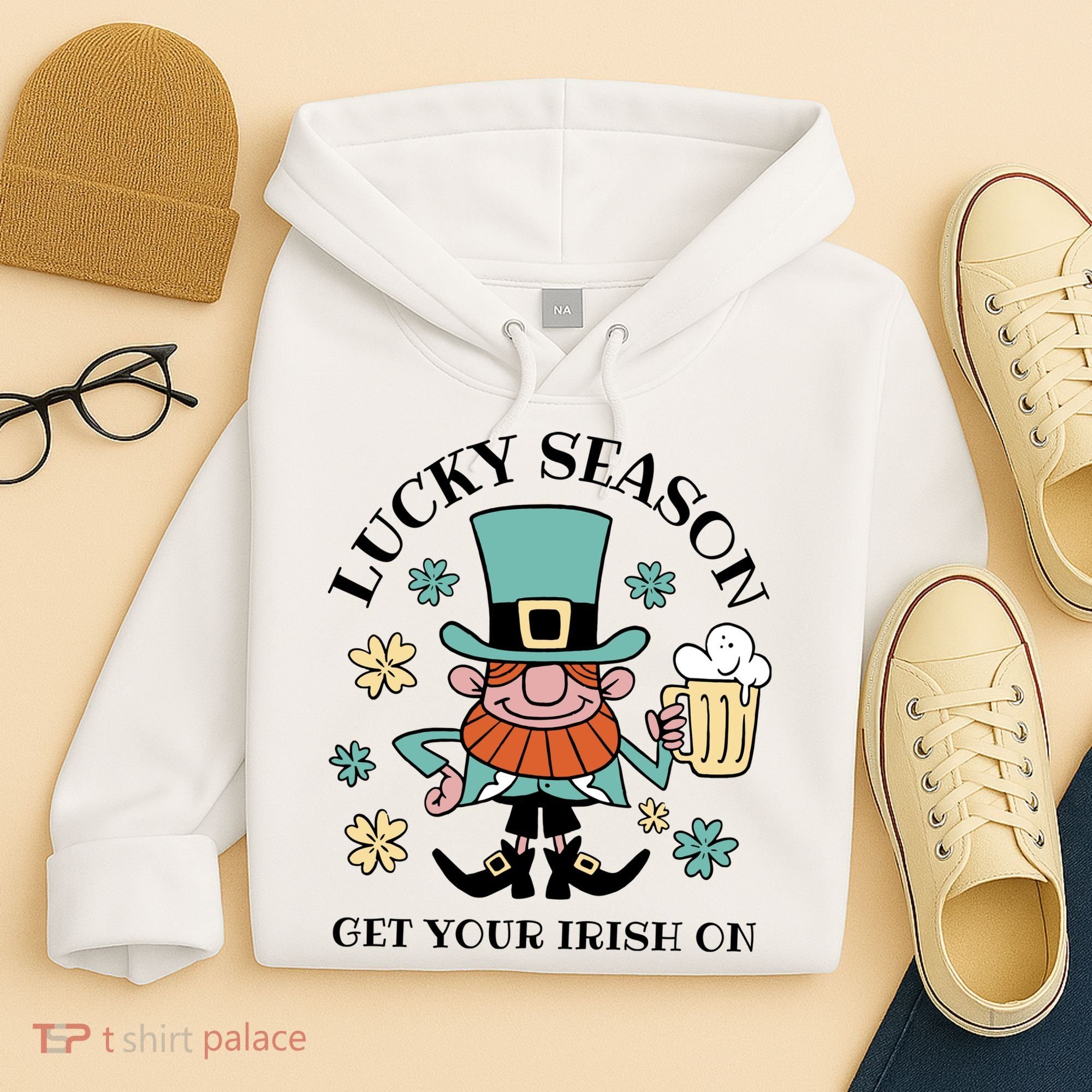 Lucky Season Get Your Irish On Leprechaun Hoodie