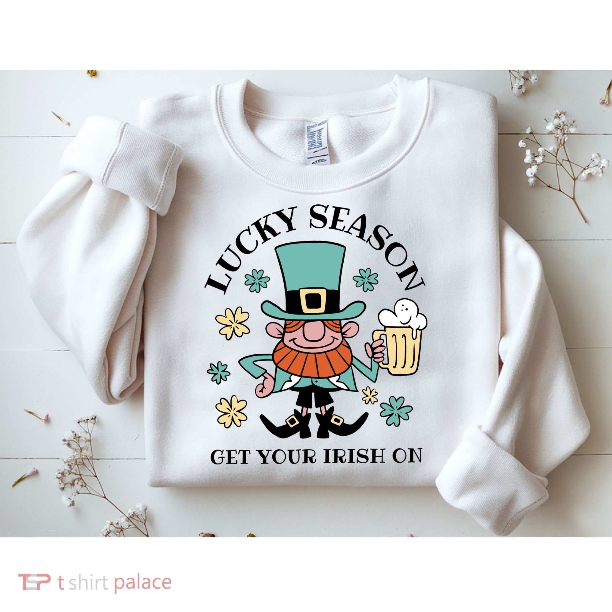 Lucky Season Get Your Irish On Leprechaun Sweatshirt