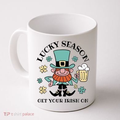 Lucky Season Get Your Irish On Leprechaun Coffee Mug