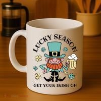 Lucky Season Get Your Irish On Leprechaun Coffee Mug thumb 4