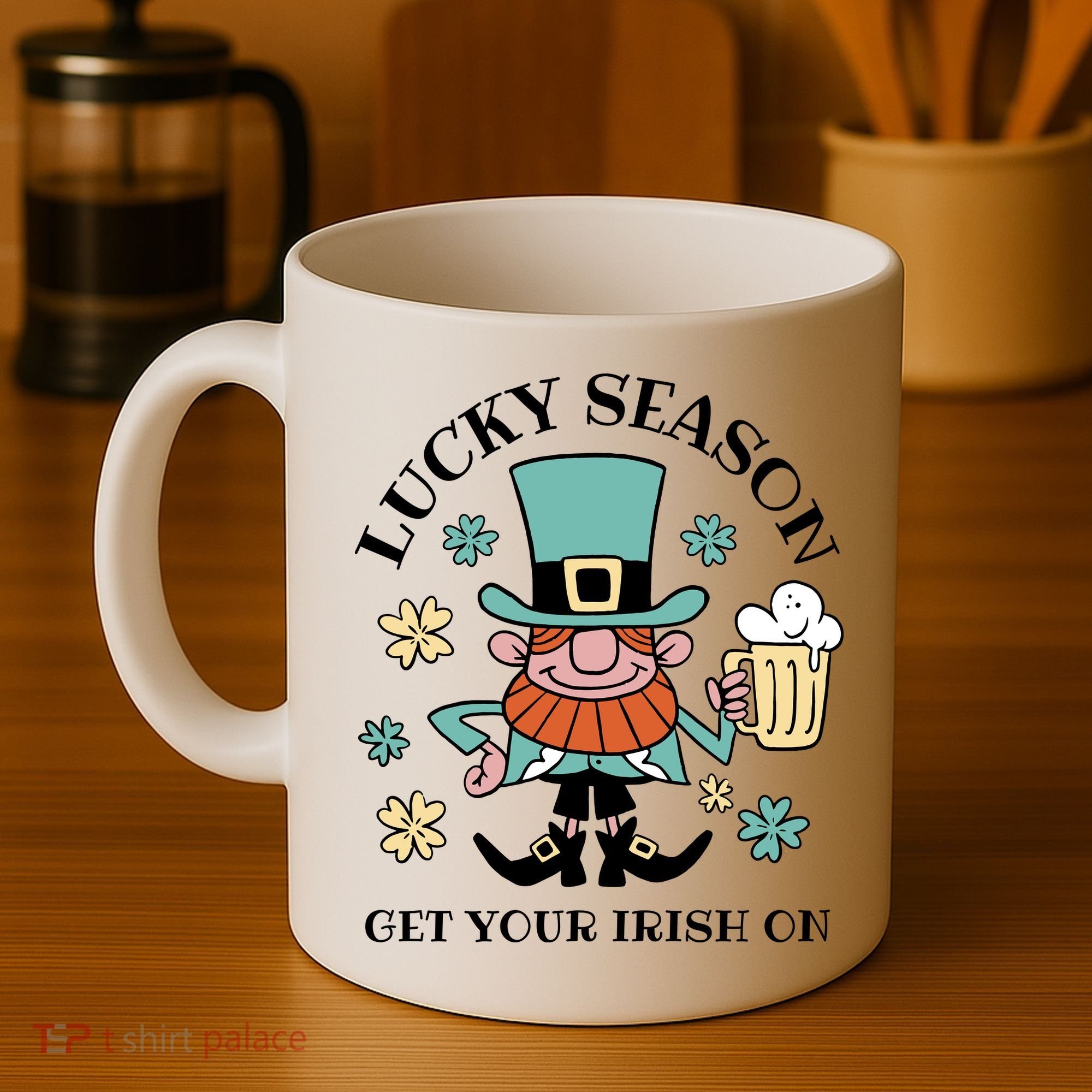 Lucky Season Get Your Irish On Leprechaun Coffee Mug