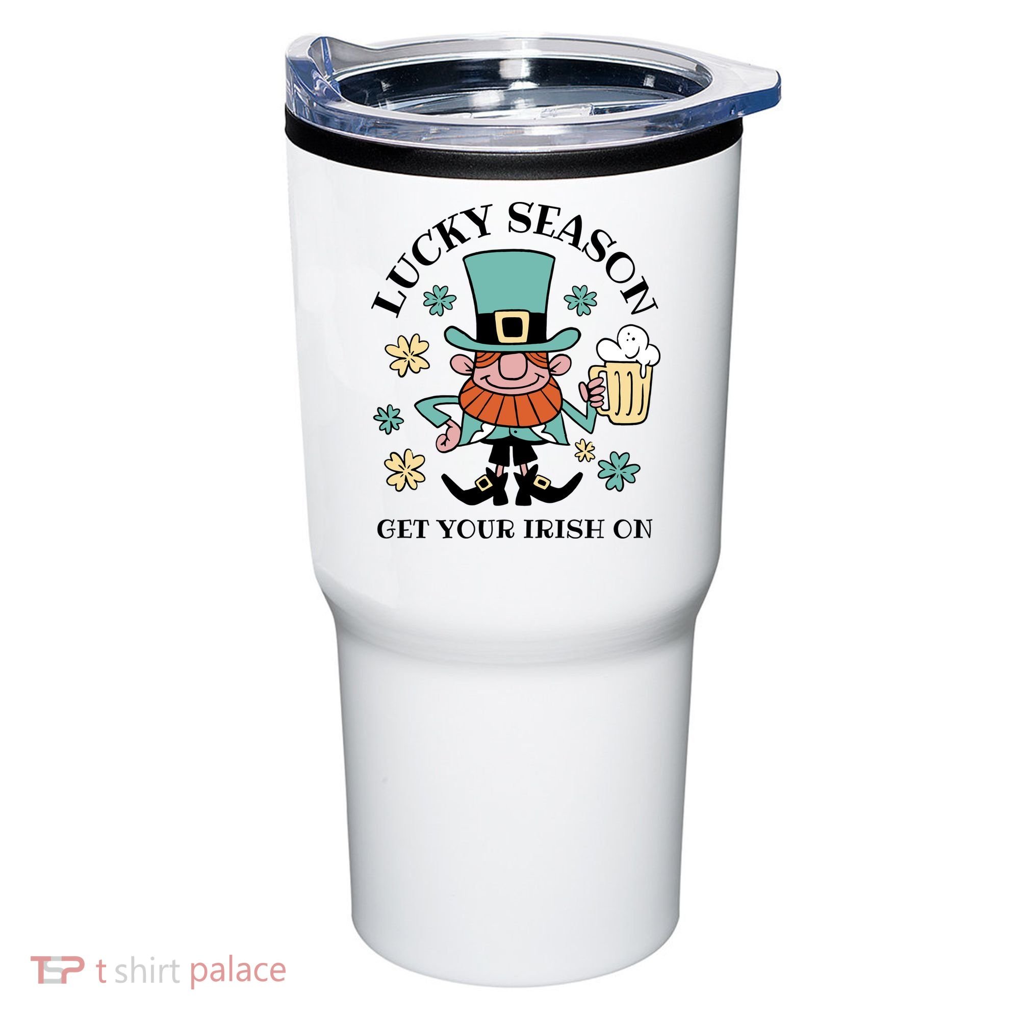 Lucky Season Get Your Irish On Leprechaun Tumbler