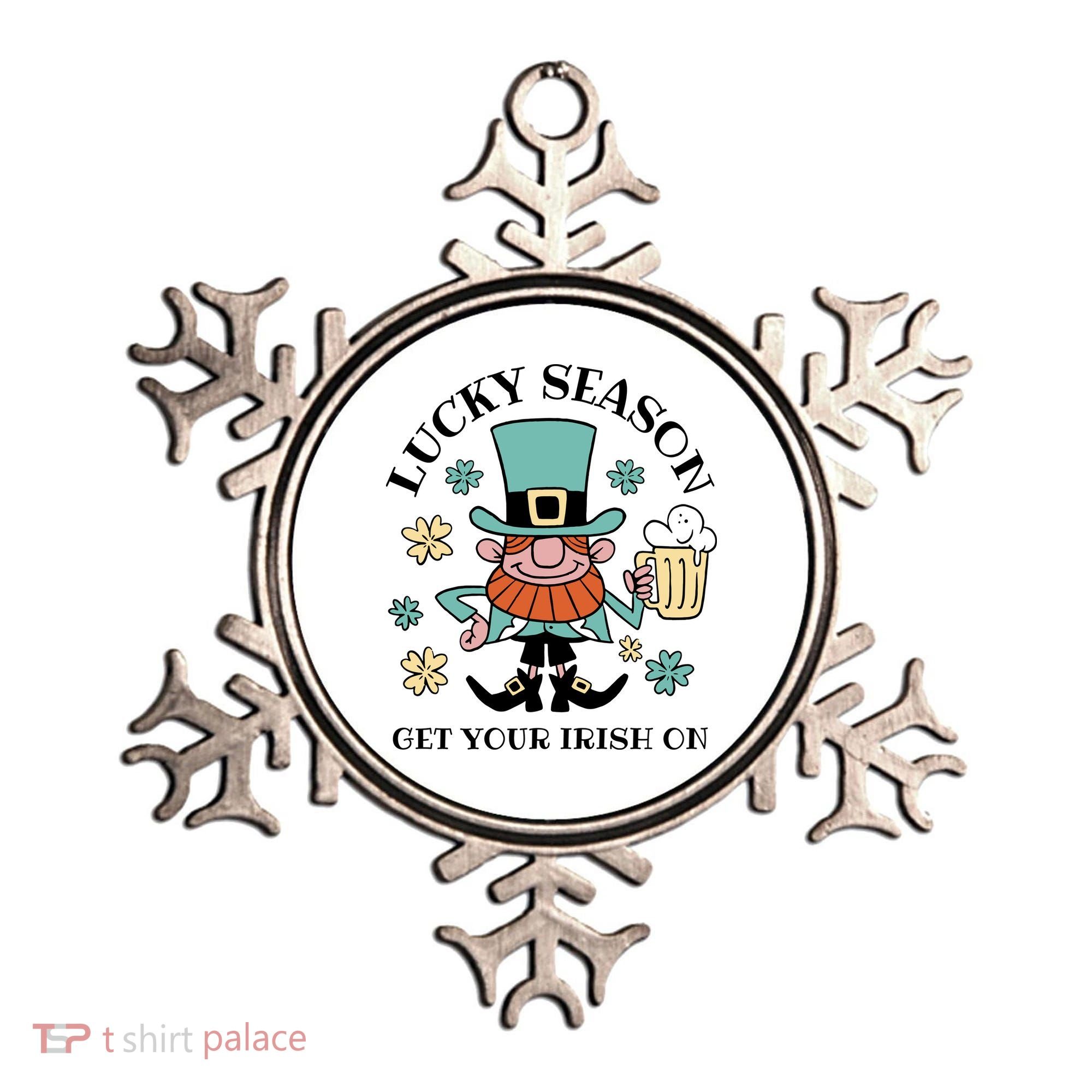 Lucky Season Get Your Irish On Leprechaun Ornament