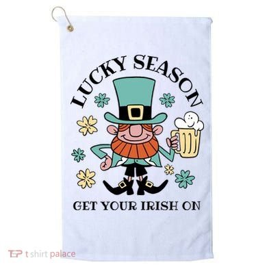 Lucky Season Get Your Irish On Leprechaun Golf Towel