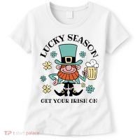 Lucky Season Get Your Irish On Leprechaun Women's T-Shirt thumb 0