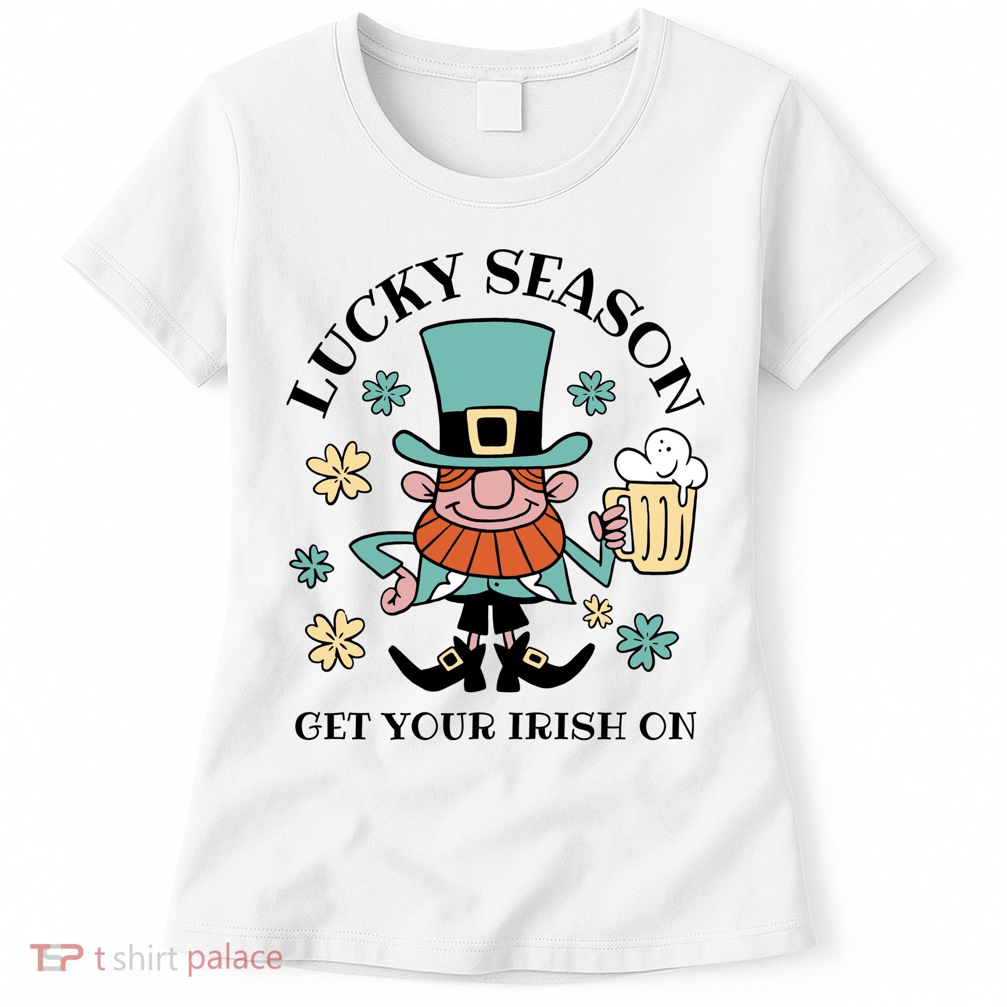 Lucky Season Get Your Irish On Leprechaun Women's T-Shirt