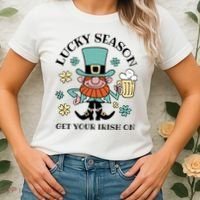 Lucky Season Get Your Irish On Leprechaun Women's T-Shirt thumb 2
