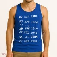 Library Stamp Gift Librarian Due Date Card Gift Tank Top thumb 3
