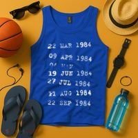 Library Stamp Gift Librarian Due Date Card Gift Tank Top thumb 4