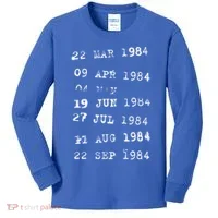 Library Stamp Gift Librarian Due Date Card Gift Kids Long Sleeve Shirt thumb 0