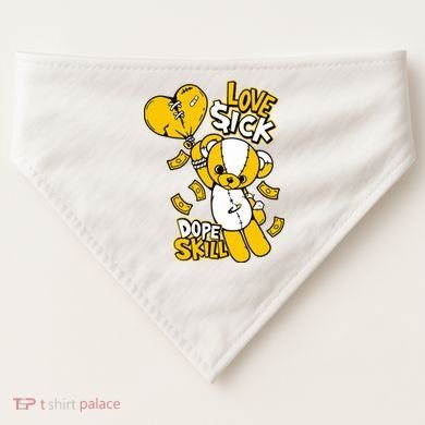 Love Sick Graphic To Match 13 Del Sol USA-Made Doggie Bandana