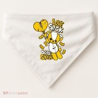 Love Sick Graphic To Match 13 Del Sol USA-Made Doggie Bandana thumb 0