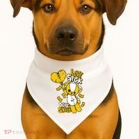 Love Sick Graphic To Match 13 Del Sol USA-Made Doggie Bandana thumb 1