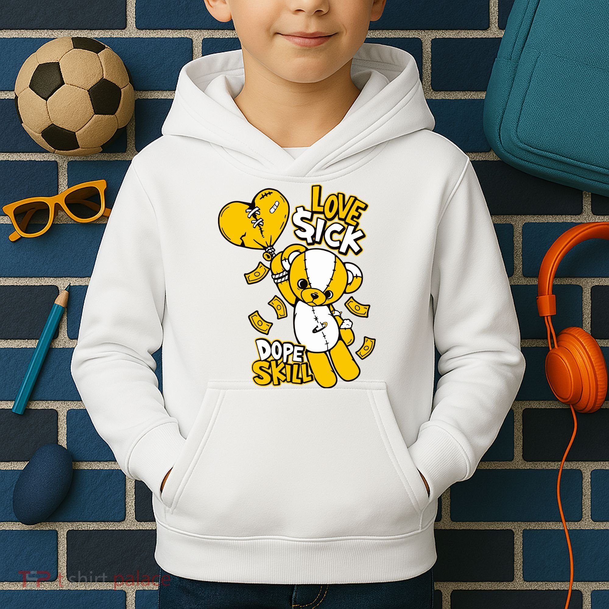 Love Sick Graphic To Match 13 Del Sol Kids Hoodie
